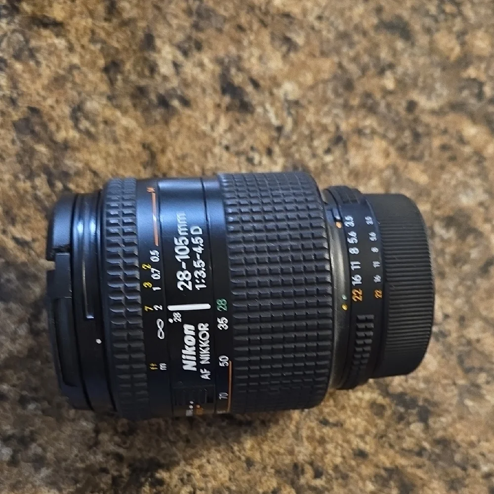 Nikon Black AF Nikkor Lens with Auto-Focus and F-Mount